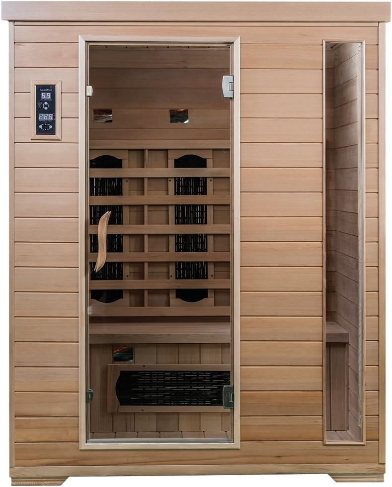 3 Person Classic Hemlock FAR Infrared Sauna EMR Neutral™