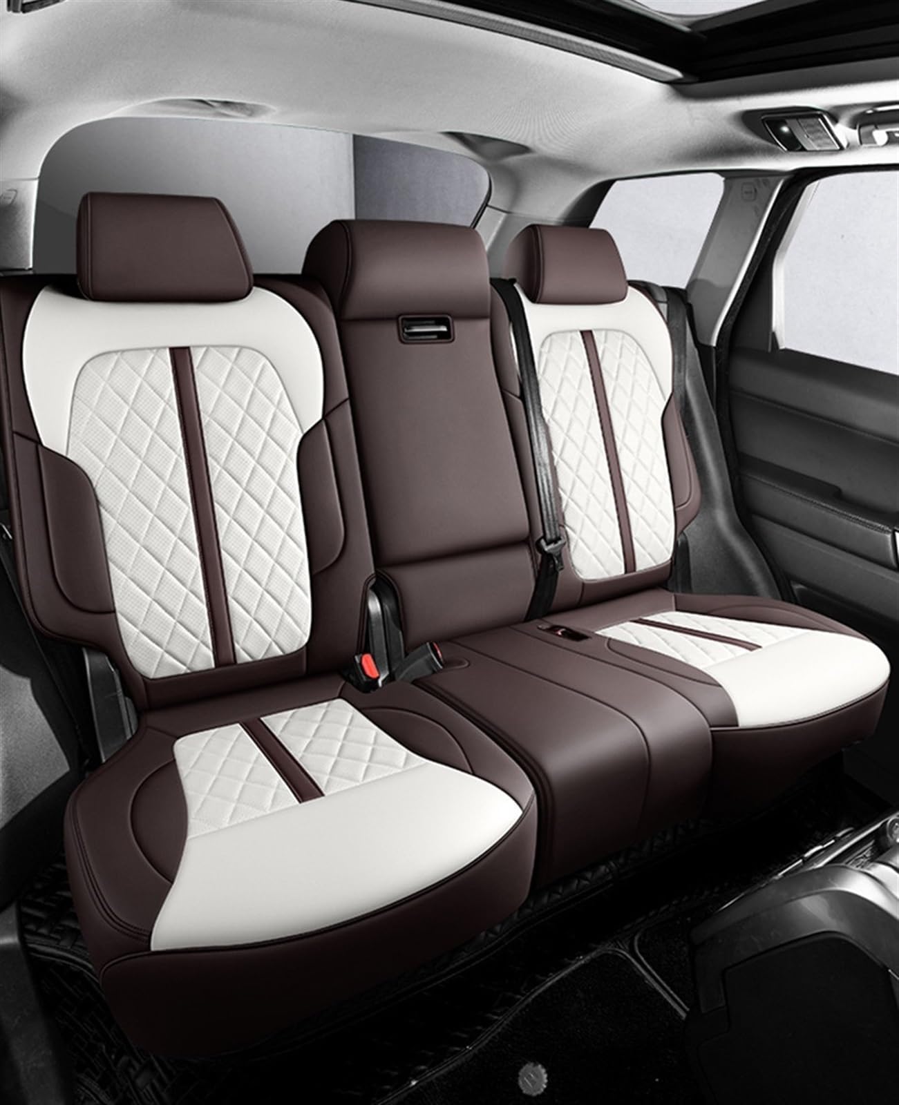Car interior Compatible With Freelander 2 2010 2011 2012 2013 Car Seat Cover Protector Four Seasons Seat Cover Washable (Color : C, Size : 5)