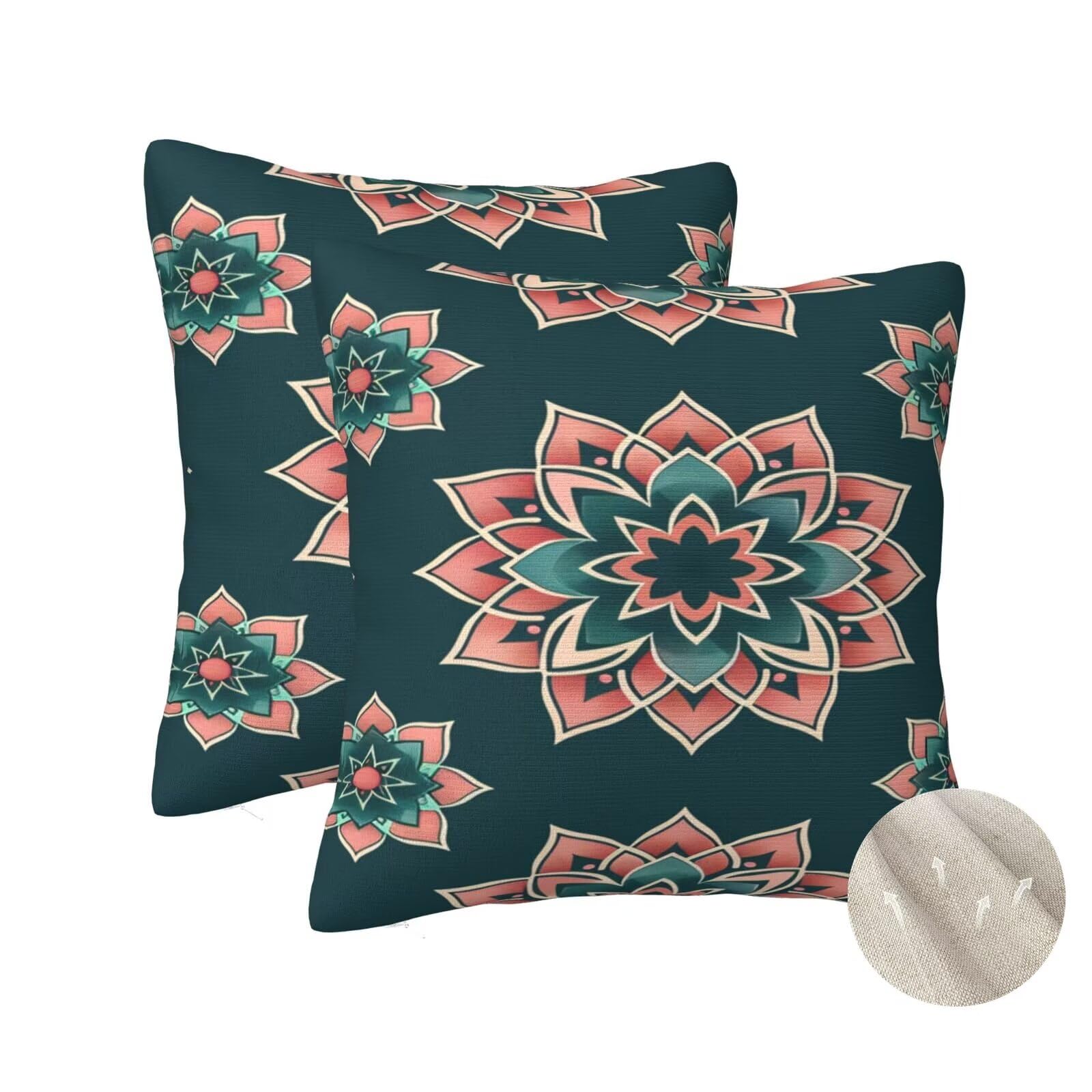Coussin decoratif de qualité supérieure en lot de 2
