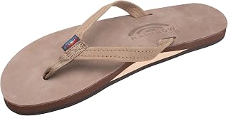 Rainbow Sandals Women's Premier Leather Single Layer Narrow Dark Brown 10 B(M) US Price In India