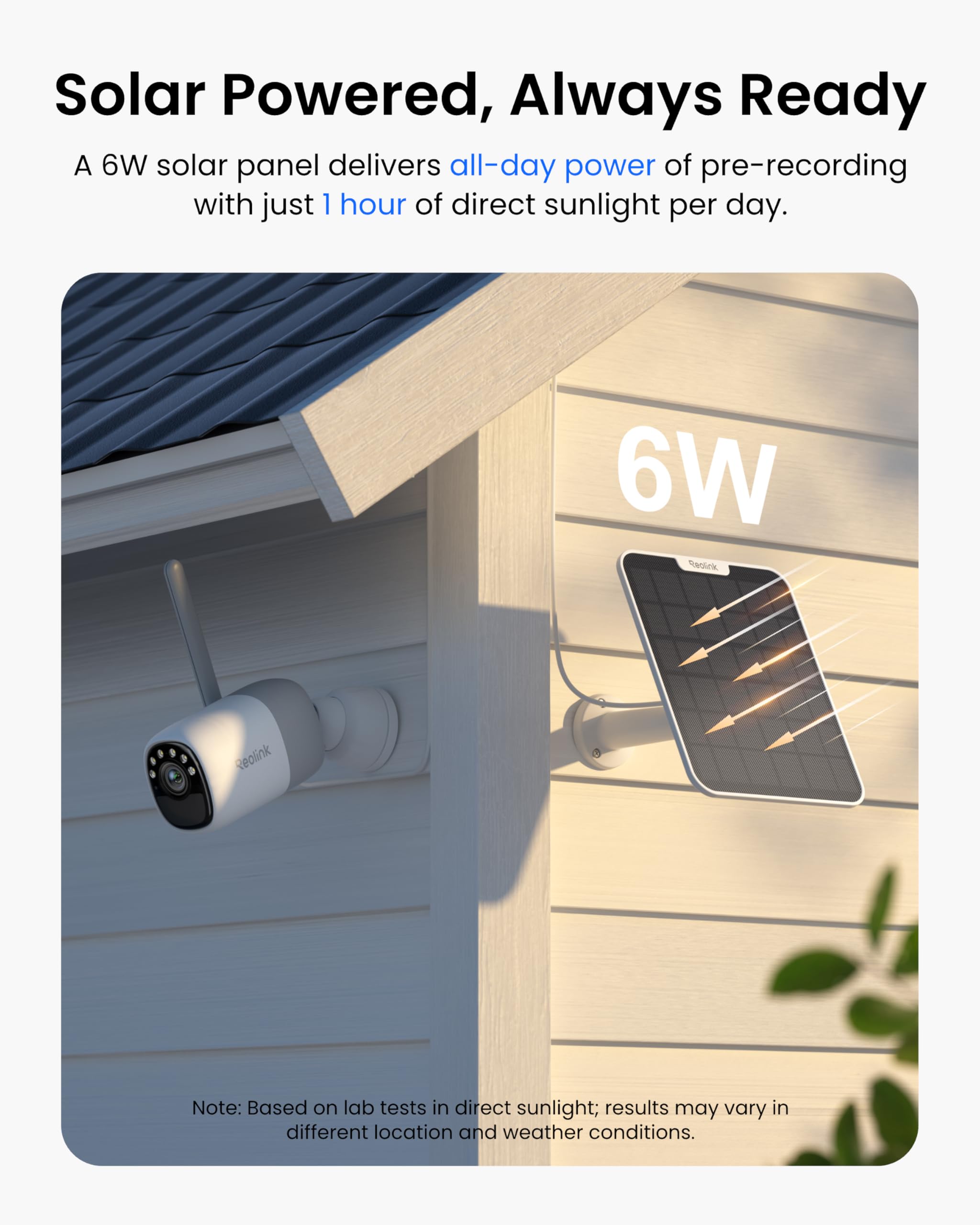Reolink Bateria bezpieczeństwa nadzoru zasilana energią słoneczną kamera 4 MP, akumulator 20000 mAh, nagrywanie 24/7, Wi-Fi 6 2,4/5 GHz, inteligentne wykrywanie, Altas + panel słoneczny