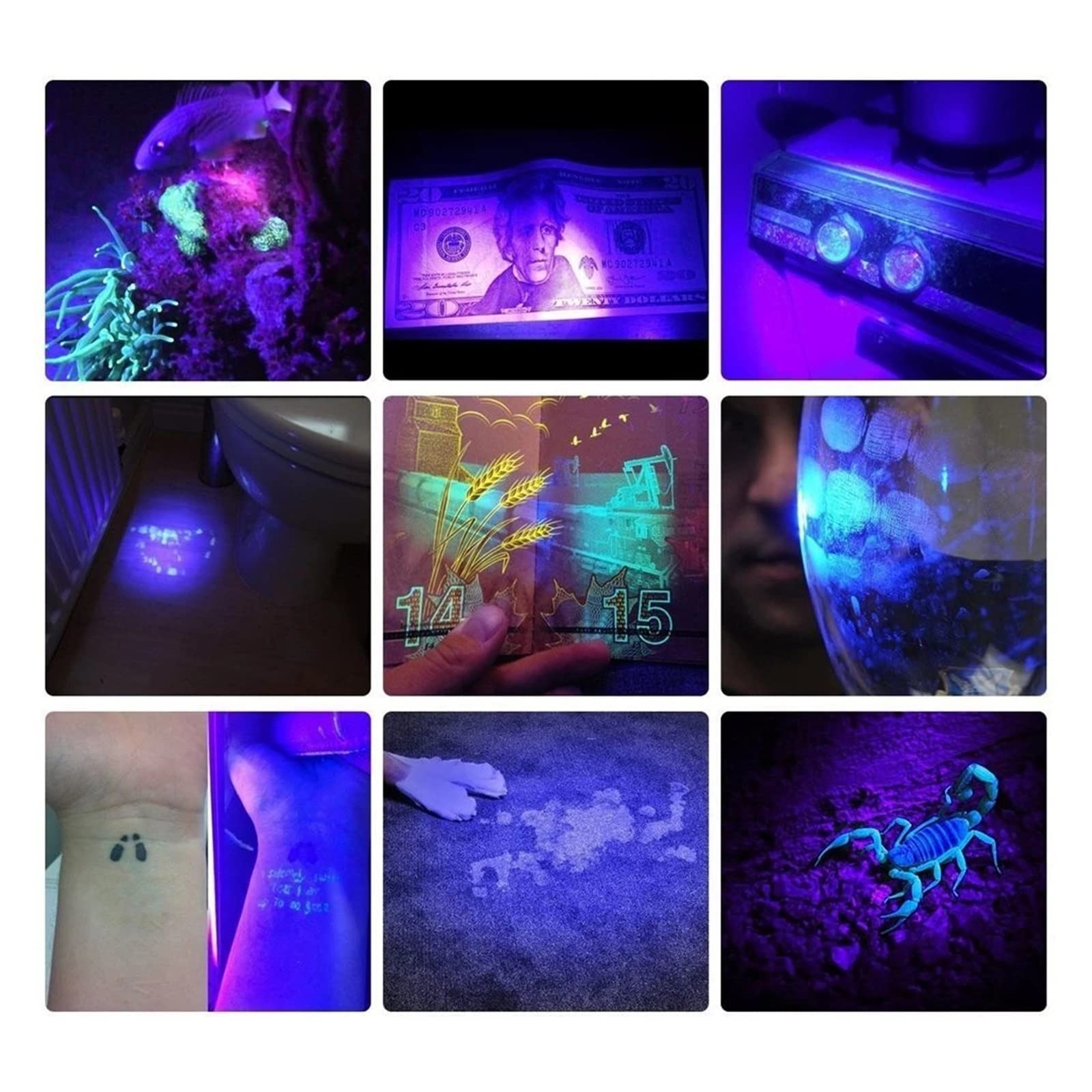 LED 405nm 365nm 395nm Lámpara de curado de gel UV Máquina de impresión de aceite de curado por luz ultravioleta Pintura de tinta de vidrio Pantalla de seda Impresora 3D ,Alta Intensidad(395nm)