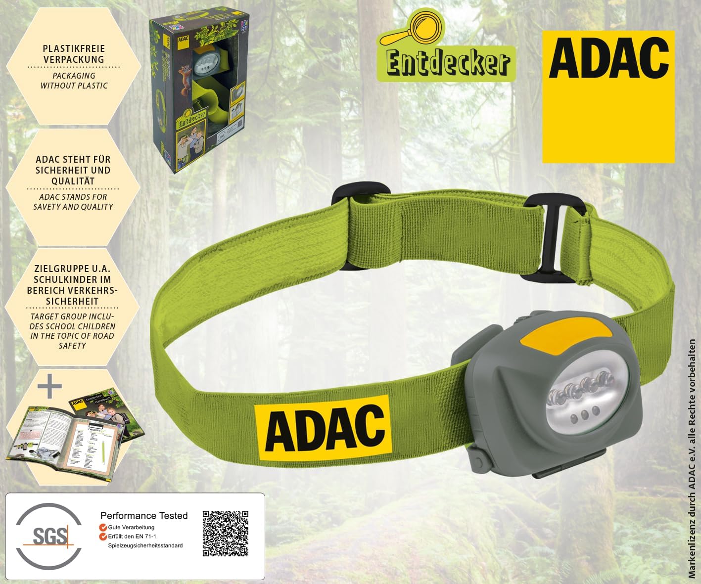 Happy People ADAC Explorer LED Headlamp