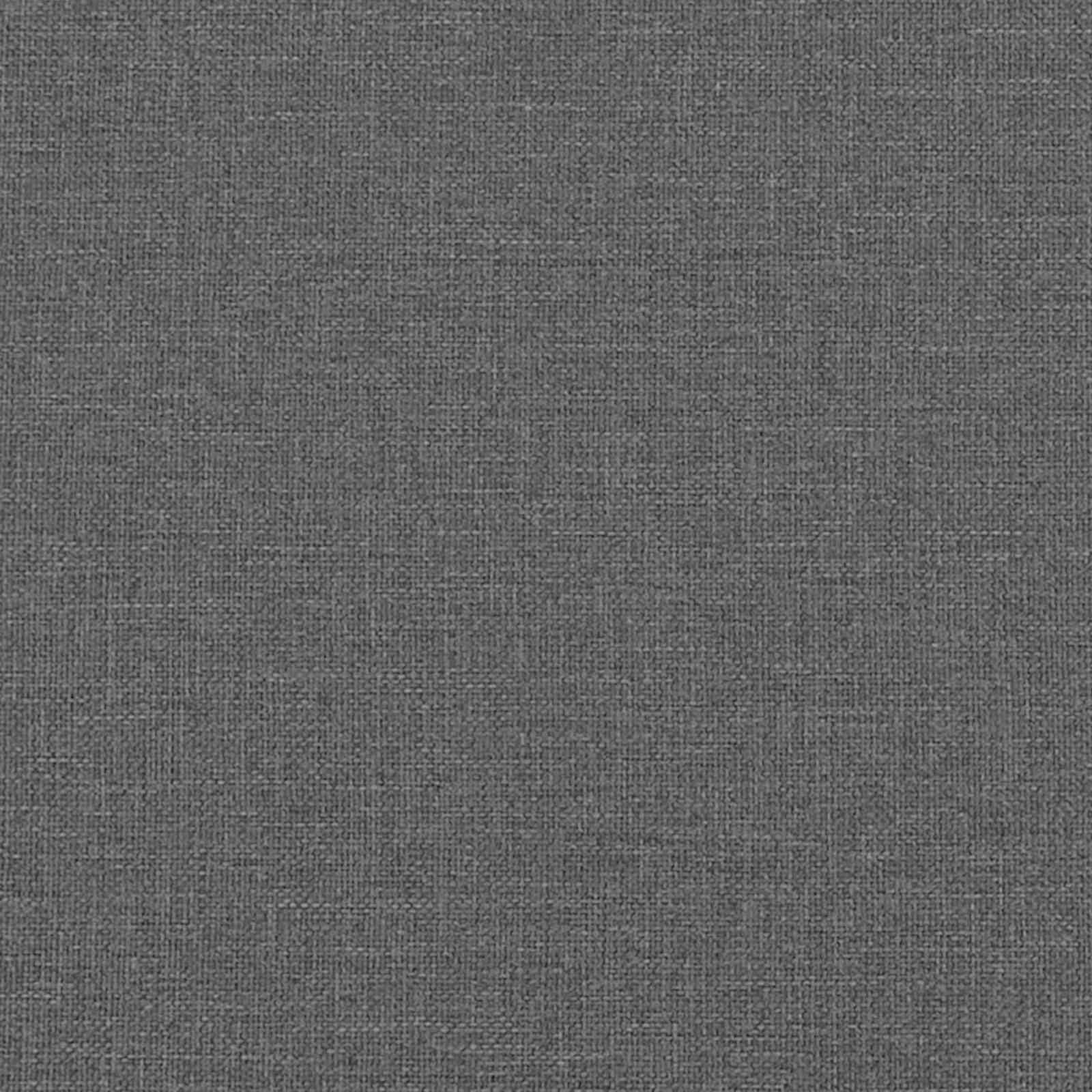 vidaXL Poltrona Sofa Grigio scuro 100 cm Tessuto, Divano elegante, comodo, design moderno, forma rettangolare, cuscino in schiuma, rivestimento traspirante per soggiorno