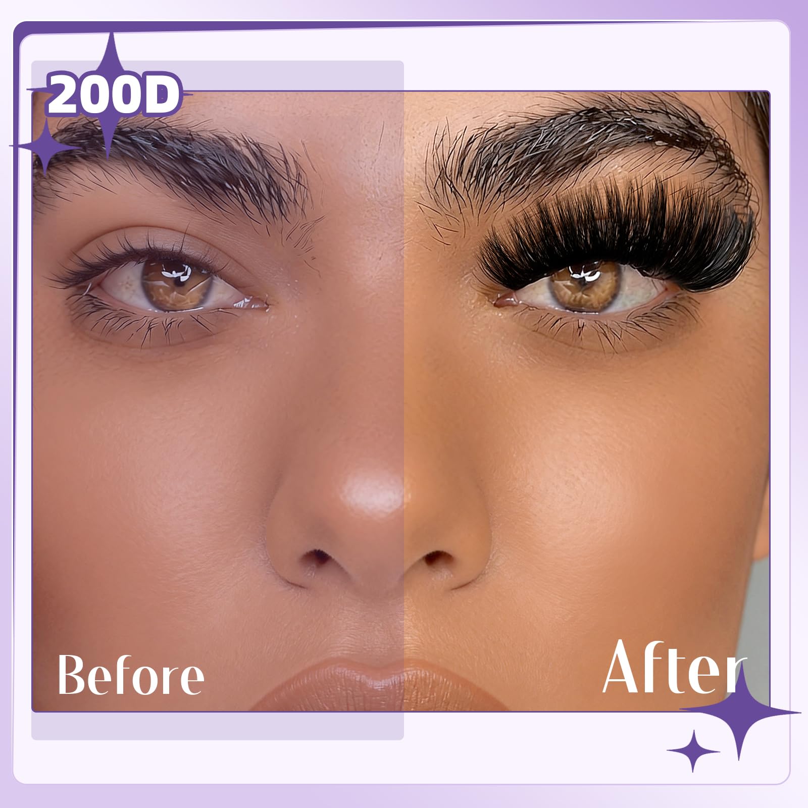 Dramatic Fluffy Lash Clusters - Volume Eyelashes -6