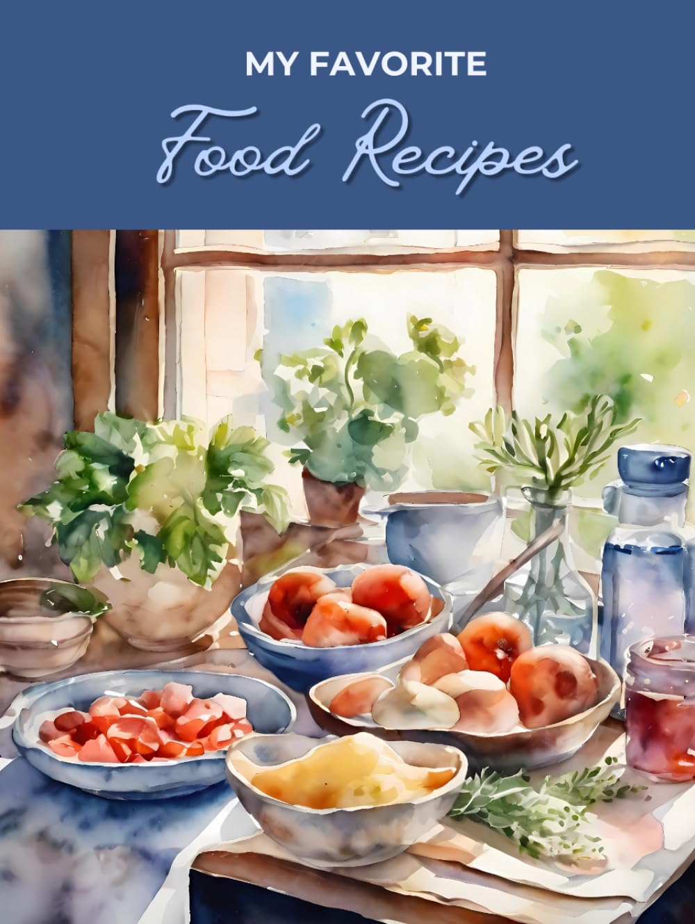 My Favorite Food Recipes: A Keepsake with Hardcover For You to Collect 135 of the Dishes You Love the Most.