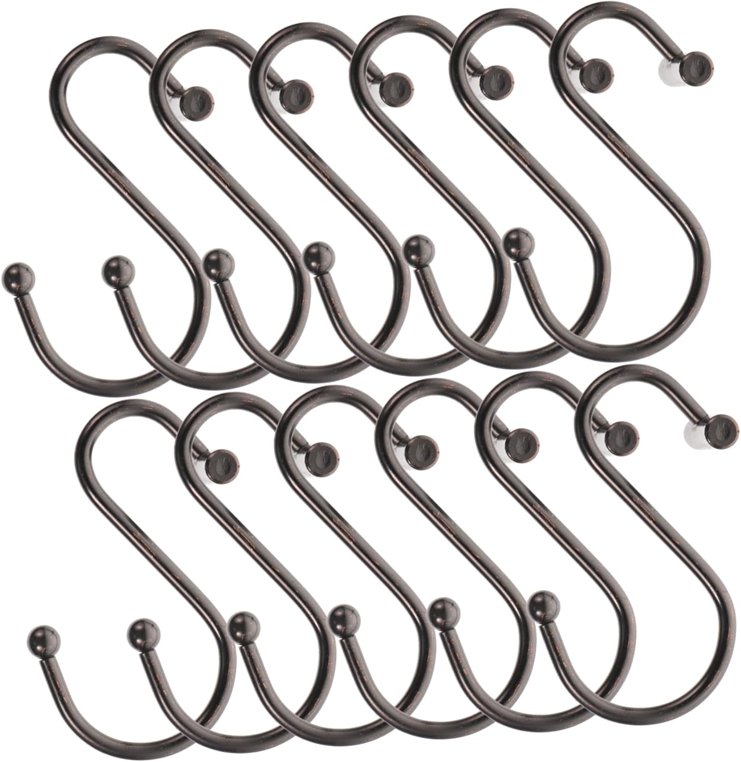 36pcs Shower Curtain Hooks Bathroom Hooks for Easy Installation Smooth Sliding Versatile Hangers for Shower Window Curtains Bathroom Bedroom Living Room