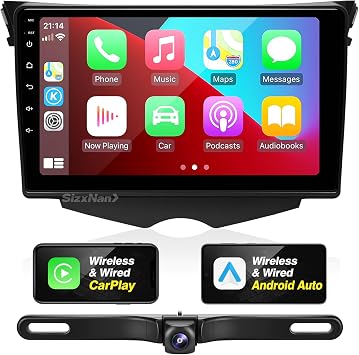 for Hyundai Veloster 2011-2015 Android Radio Compatible with Wireless Carplay Android Auto,Car Stereo Bluetooth Navigation GPS WiFi FM/AM WiFi Multimedia Player 8Core Touchscreen Head Unit