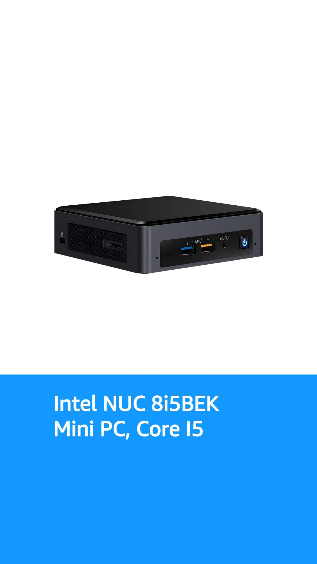 Intel NUC 8 Mainstream Kit (NUC8i5BEK) - Core i5, Short, Add't