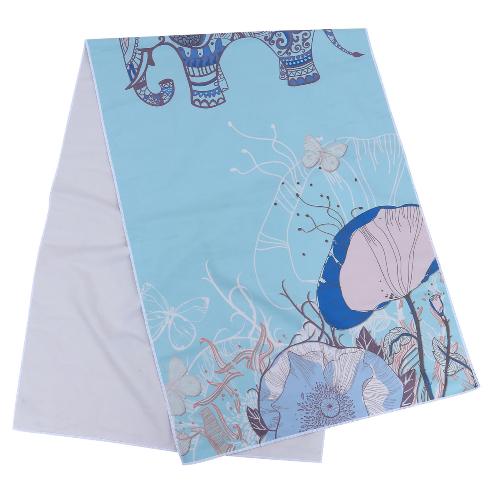 ABOOFAN 1pezzi Tappetino Yoga Antiscivolo Stampa Fronte-retro Tappetino da Allenamento Resistente Cuscino Yoga Ecologico per Casa e Ufficio