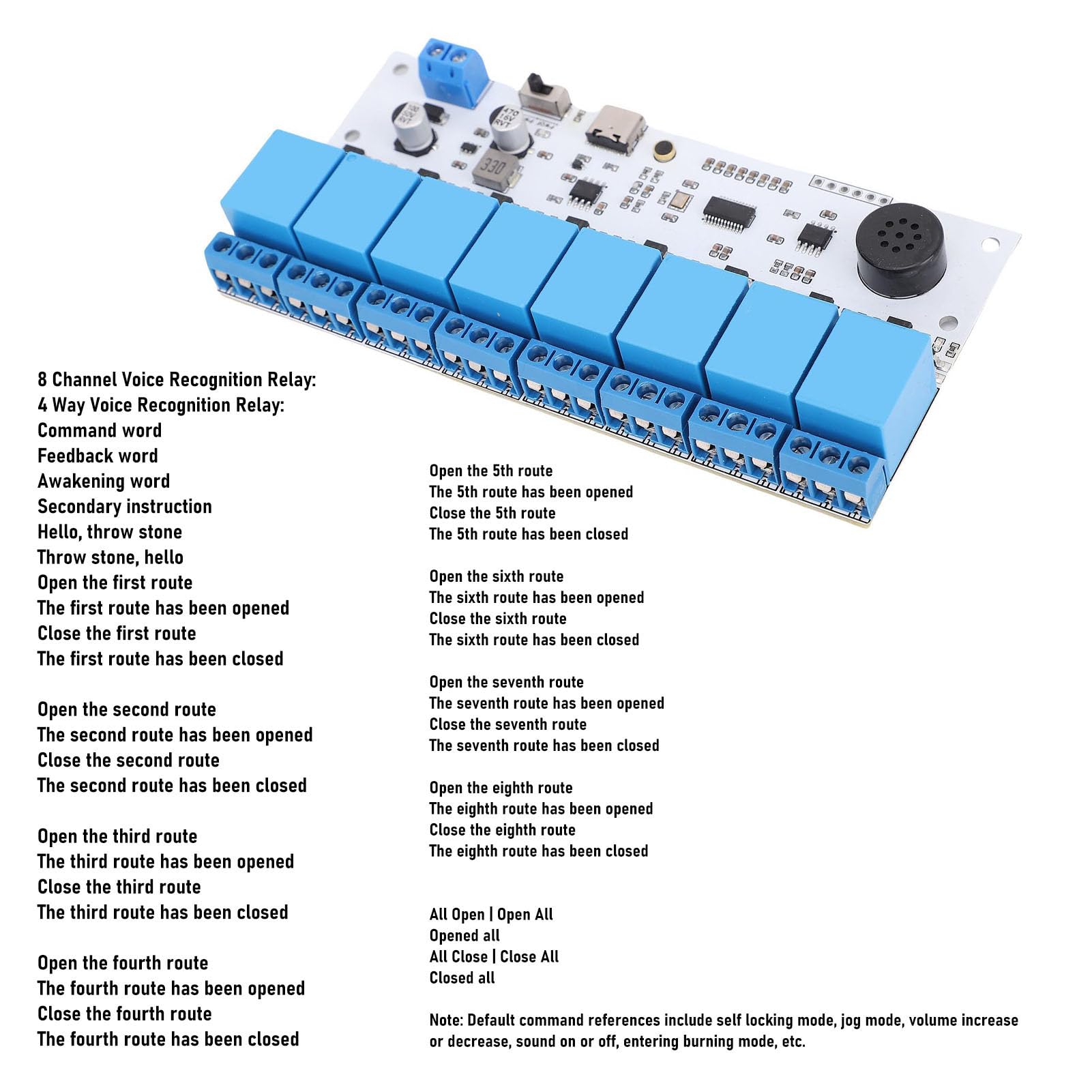 Cryfokt Voice Recognition Relay for Smart Appliances (DSTAR-80)