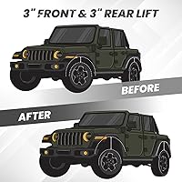 Vista 2 de maXpeedingrods Kit de elevación de 3 pulgadas para Jeep Grand Cherokee WK 2005-2010, Commander XK 2006-2010, espaciadores de suspensión de puntal