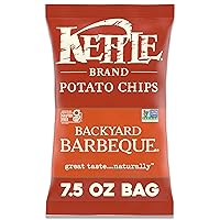 Vista 29 de Kettle Brand Papas fritas, trufa cortada Krinkle y sal marina, 7.5 onzas