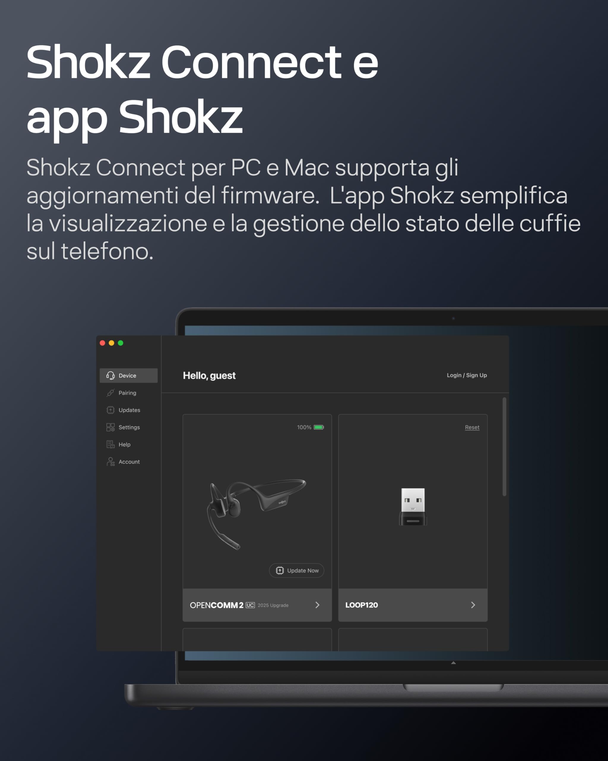 SHOKZ Auricolari OpenComm2 UC 2025 Upgrade a conduzione ossea con adattatore USB-C, auricolari Bluetooth open-ear per l'attenuazione del rumore, wireless, 16 ore di conversazione, Segnalibri, Nero