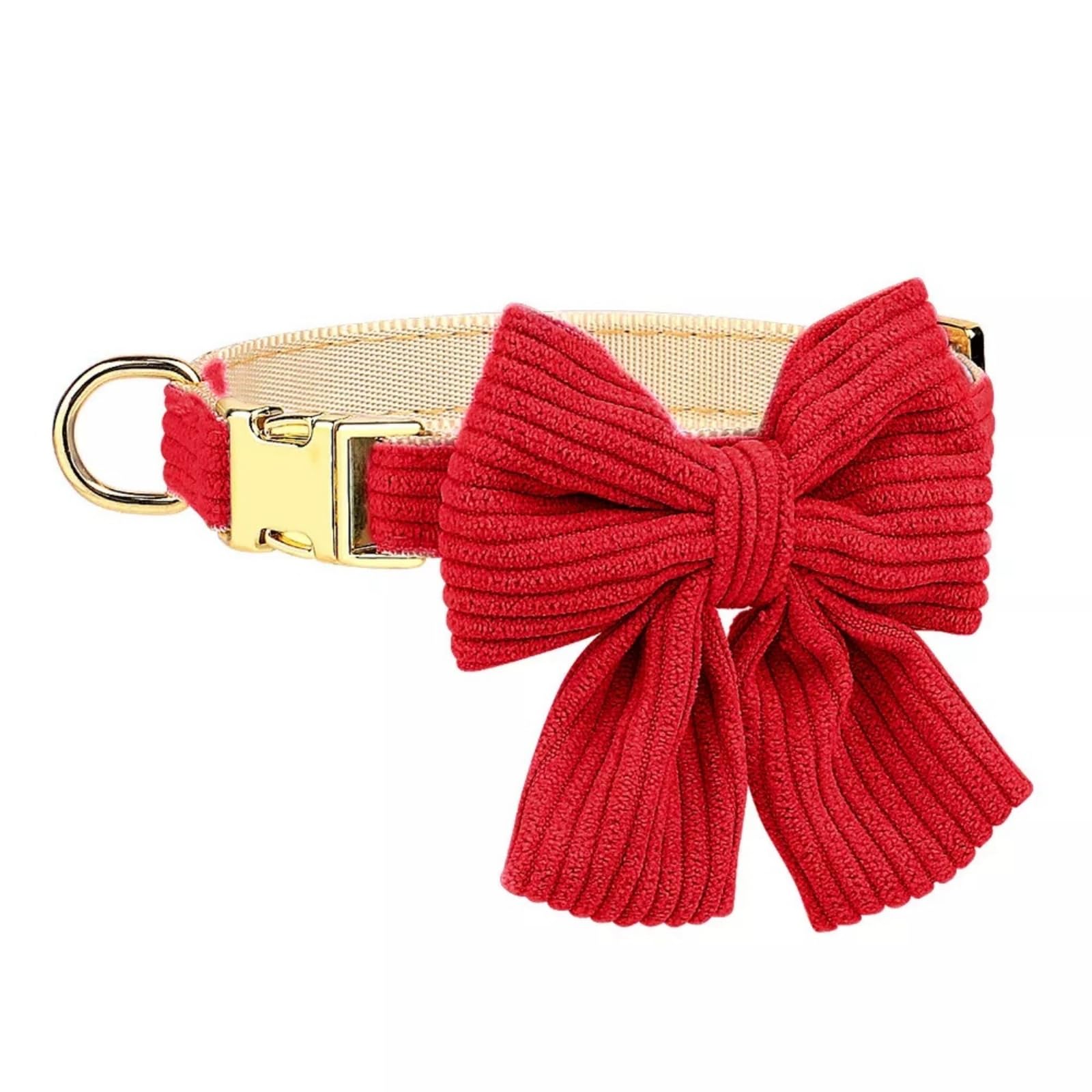 Juego de arnés y correa para perros medianos y pequeños, 3 collares y correas ajustables con pajarita, chaleco acolchado de malla suave transpirable para cachorros y perros pequeños, rojo, M
