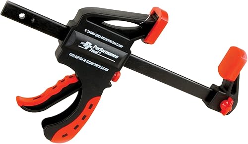 Performance Tool W3944 Abrazadera de barra de trinquete de liberación rápida de 6"