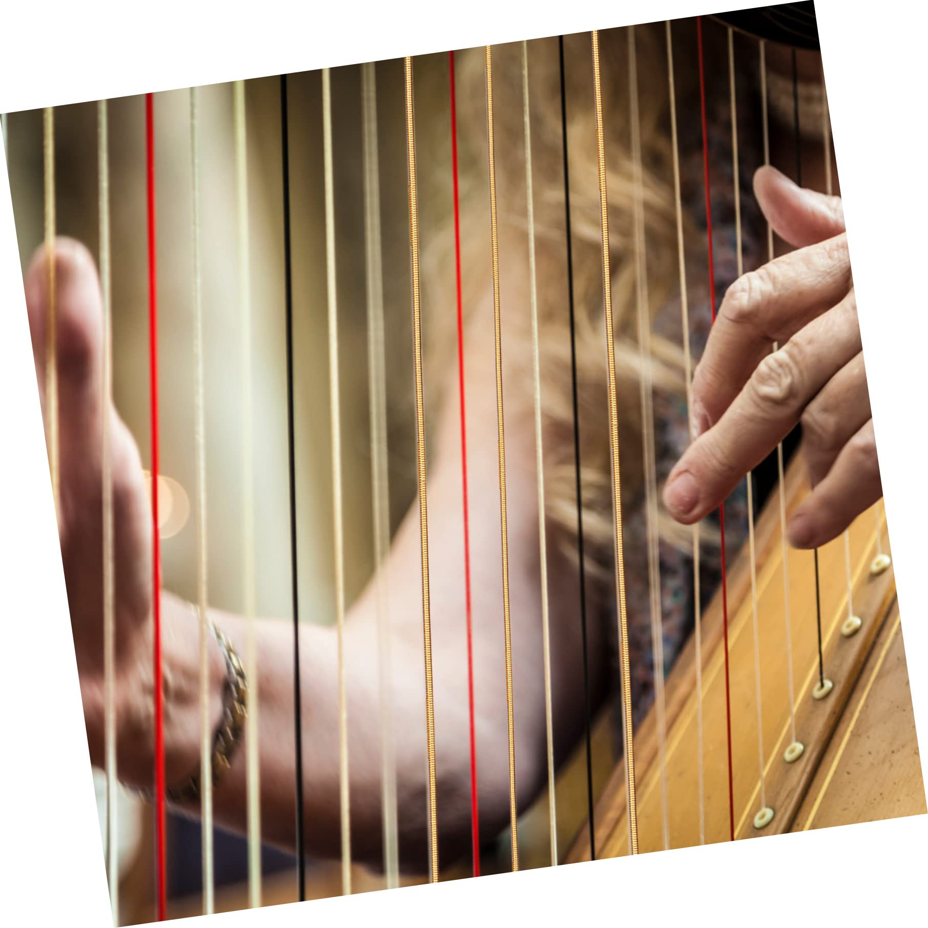 50 Stück Stimmschlüssel für Hackbrett, Dulcimer, praktische lange Ersatzteile, Musikinstrumente, professionelle Stahl-Cm/Chinesisches Cello, Zither, Musikinstrument, robustes Zubehör, Nickel, Autoha