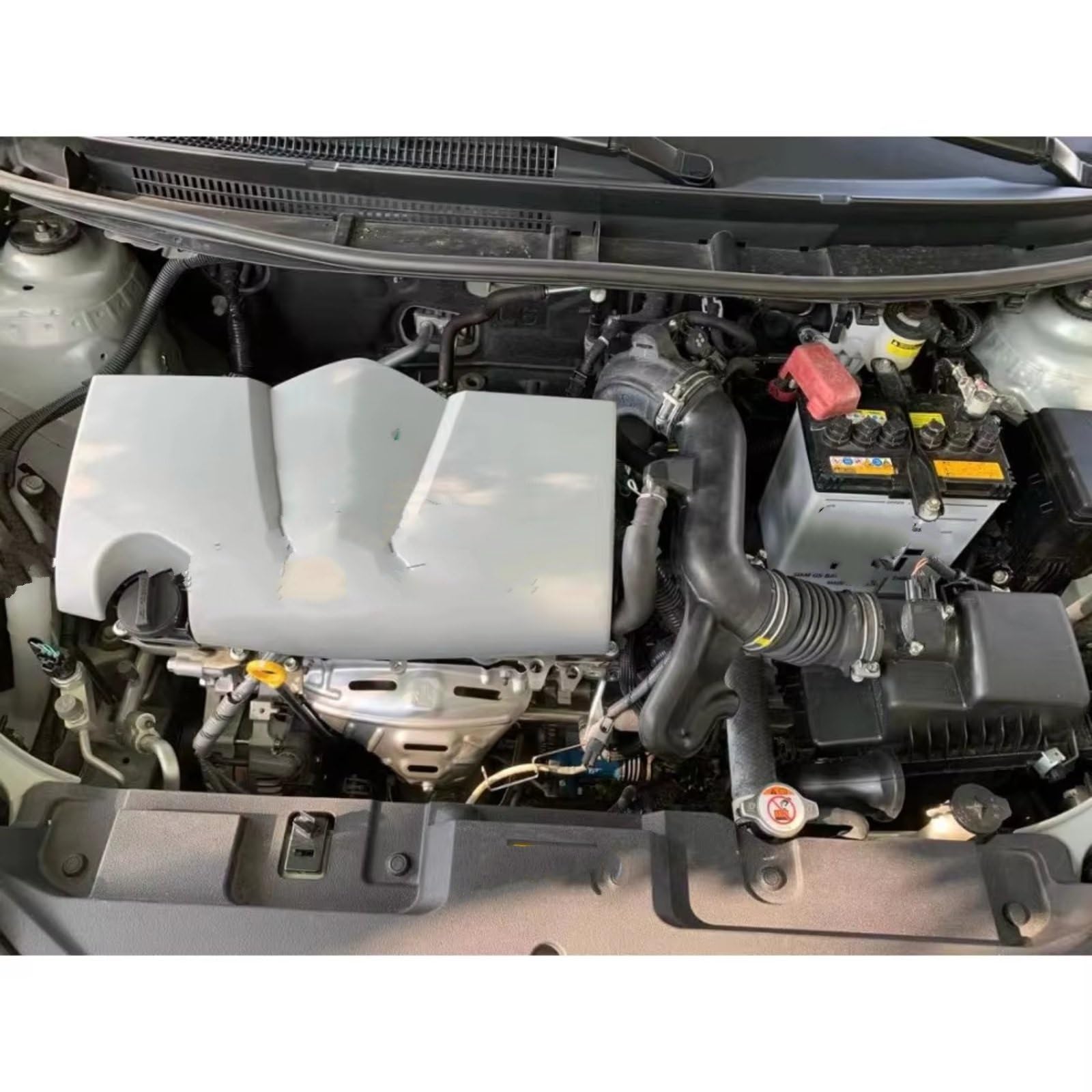 HILLAR Tubo De Admisión De Aire Kit De Filtro De Entrada De Aire Frío para Coche con Soporte De Sensor De Tubo De Aluminio