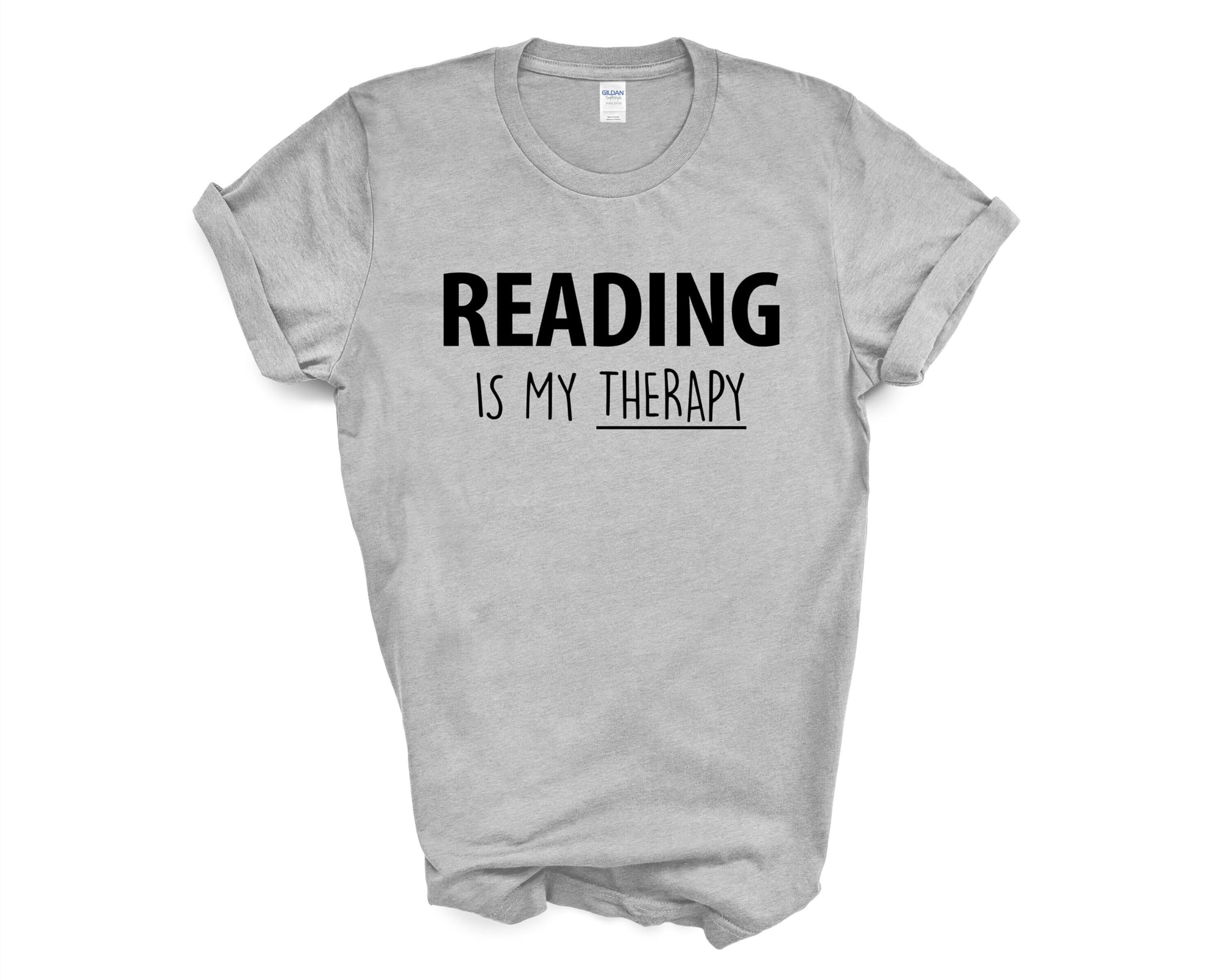 GenericReading Shirts Reading Is My Therapy T-Shirts Gift T Shirts Tee Shirts