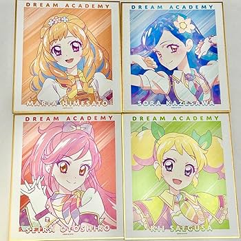 アイカツ！ サイン入りポスター 風沢そら 姫里マリア2枚セット Amazon.co.jp: アイカツ ドリアカセット ミニ色紙 音城セイラ 冴