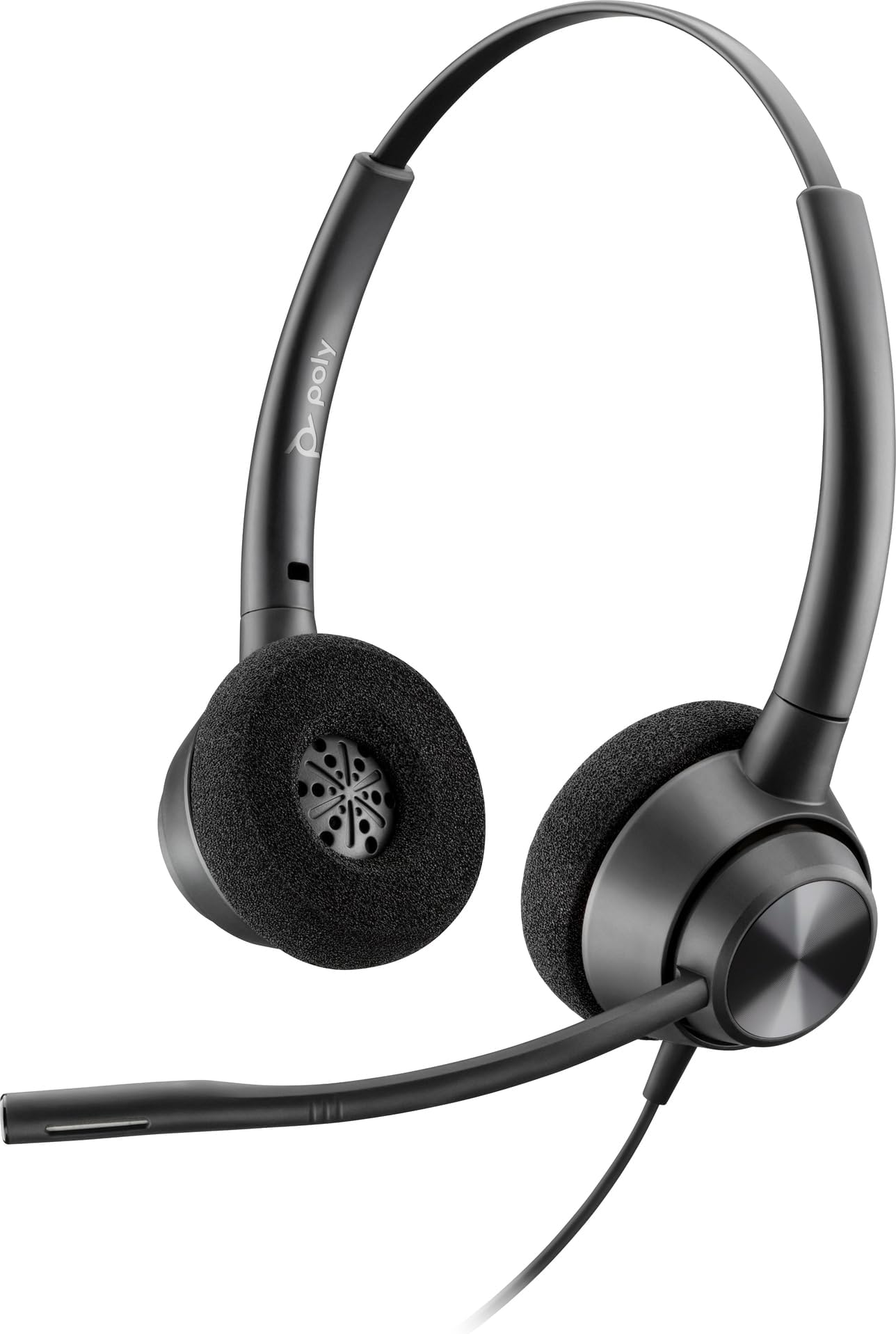 PolyEncorePro 320 - EncorePro 300 Series - Headset - On-Ear - Wired - USB-C - Black - Certified for Microsoft Teams