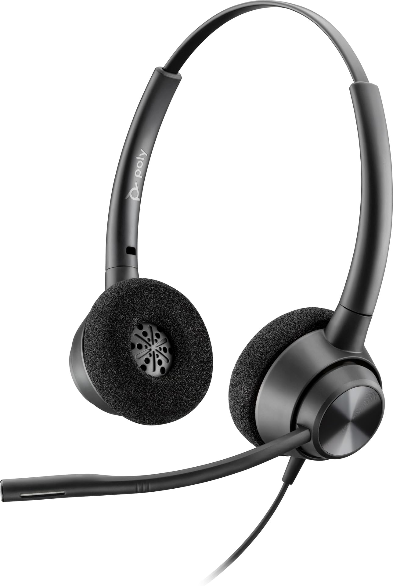PolyEncorePro 320 - EncorePro 300 Series - Headset - On-Ear - Wired - USB-C - Black - Certified for Microsoft Teams