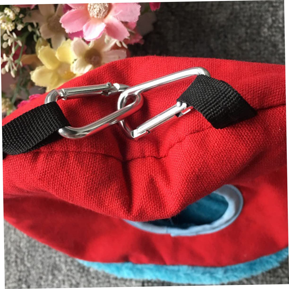 FRCOLOR 3 Piezas Cama Cacatúa Cabaña De Pájaros Hamaca De Hámster Pájaro De Invierno Pájaro De Peluche Perico Cama De Ardilla Choza De Loros Muñecos Mantener Caliente Pájaro De Juguete