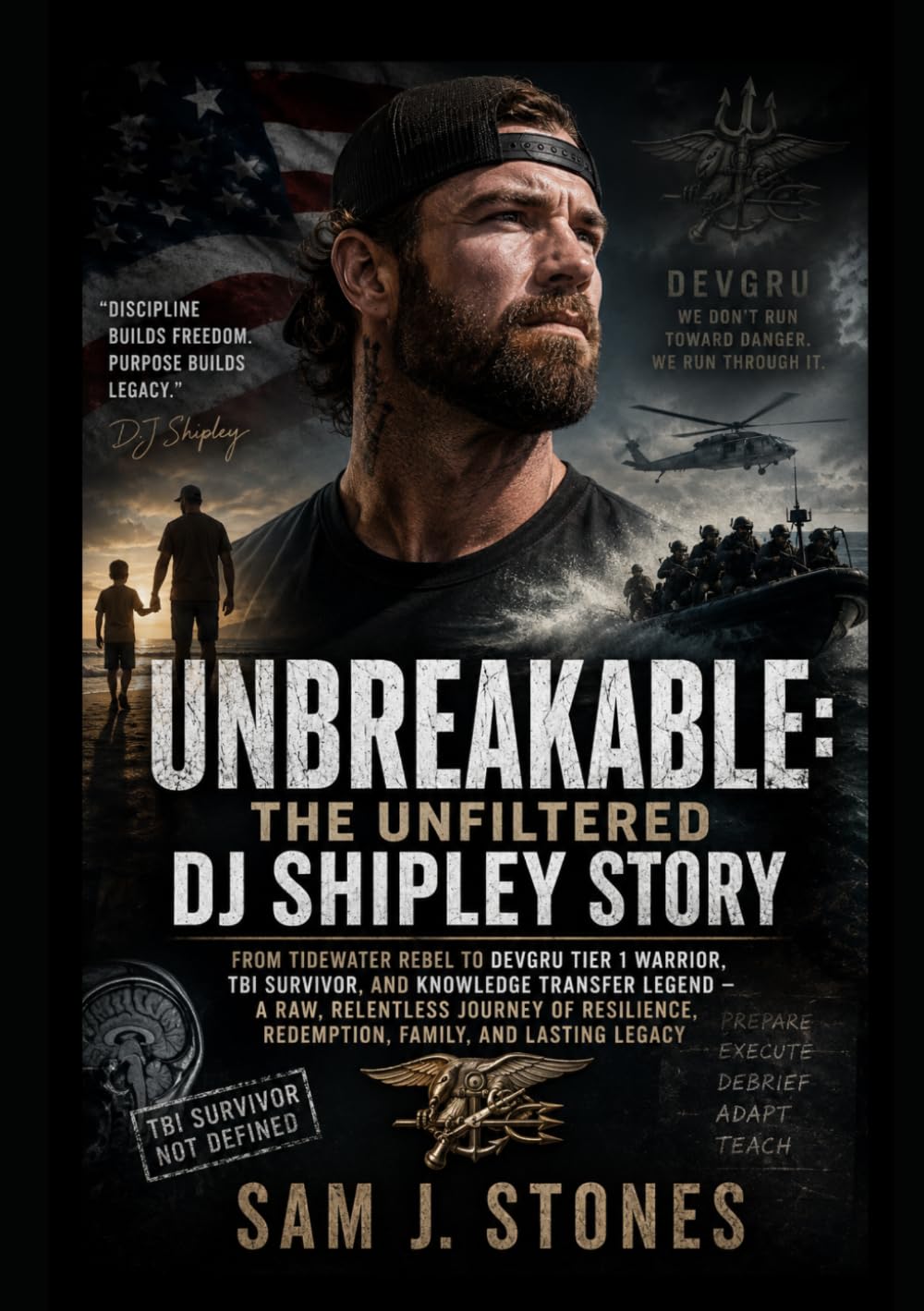 Unbreakable: The Unfiltered DJ Shipley Story: From Tidewater Rebel to DEVGRU Tier 1 Warrior, TBI Survivor, and Knowledge Transfer Legend – A Raw, ... Redemption, Family, and Lasting Legacy