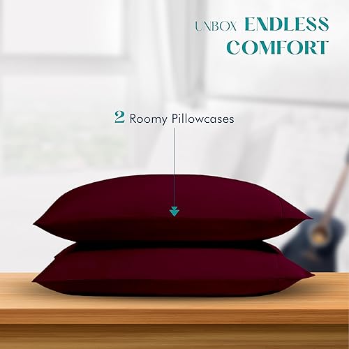 Miniatura 57 de XOOX Linen Juego de sábanas tamaño Queen 100% algodón egipcio, juego de sábanas de lujo de 1200 hilos de algodón egipcio tamaño Queen