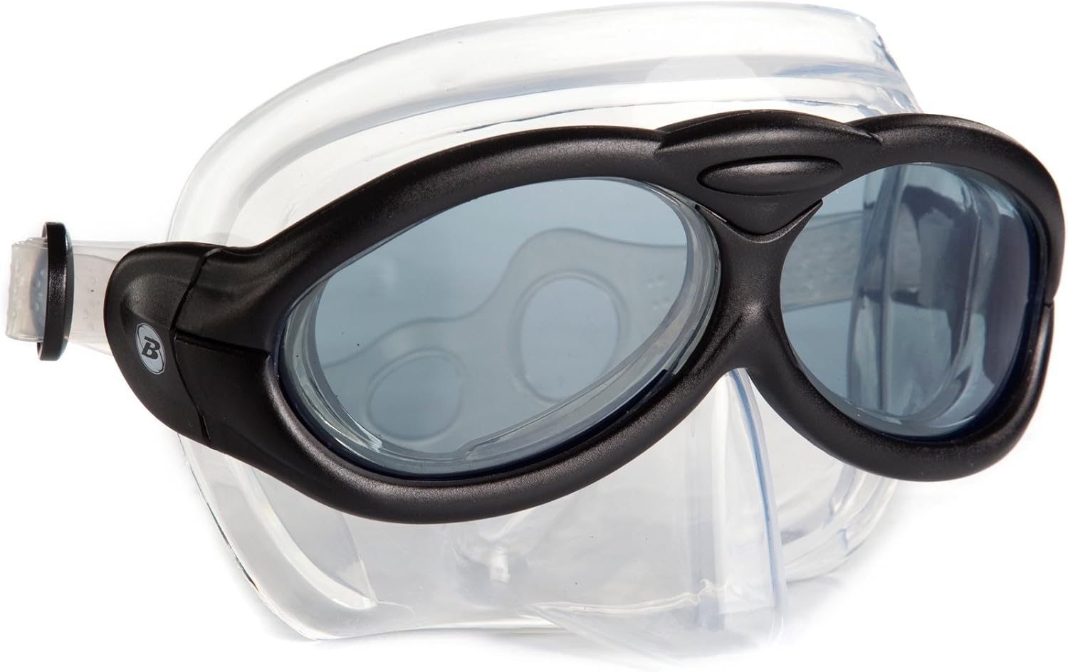 BARRACUDA Sworkel Swim Goggle and Dive Mask (Smoke