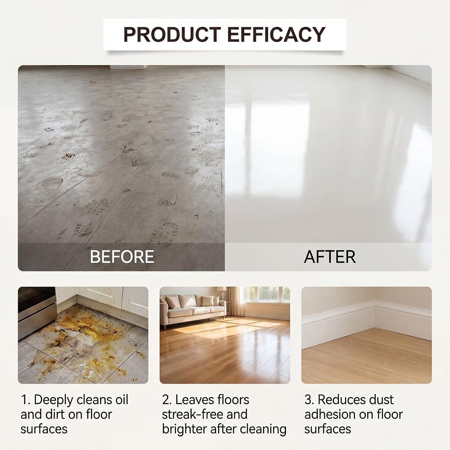 12pcs Floor Cleaner Tablets Hard Floor Cleaner Tablets, Pre-Measured Dissolvable Cleaning Solution for Tile, Vinyl, Hardwood, Fresh Lemon Scent, Compatible with Robot Mops & Wet/Dry Vacuums (12)