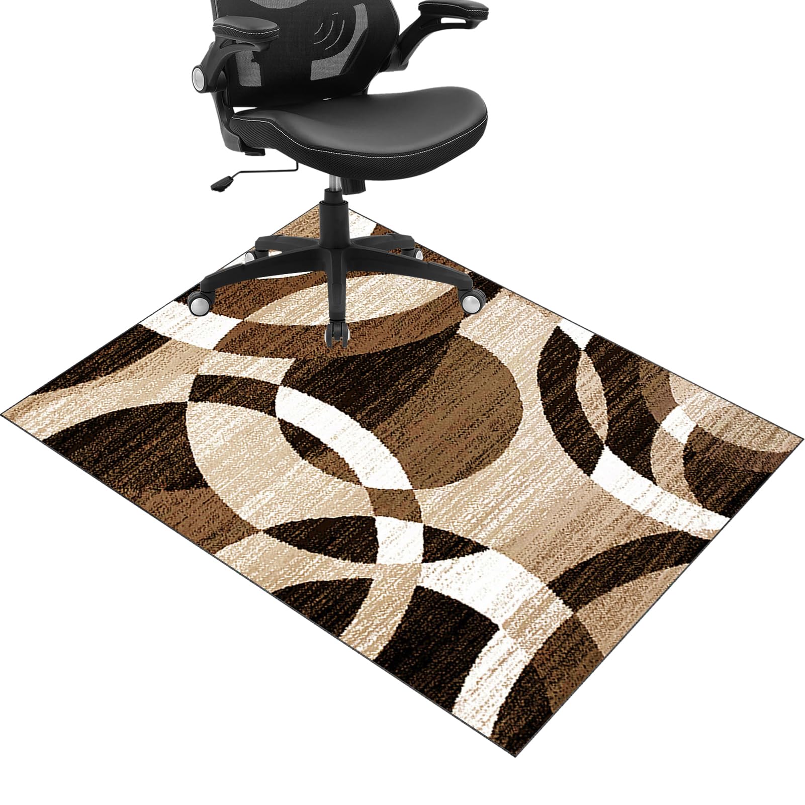 Office Chair Mat for Carpeted Floor, Computer Gaming Chair Mat, Heavy Duty Carpet Protector Chair Mat for Easy Glide, Carpet Chair Mats, Hardwood Floor Protector Mat for Home and Office 120 x 140 cm