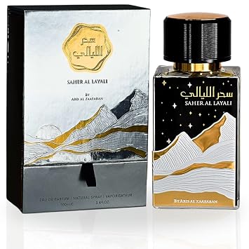 Ard Al Zaafaran Saher Al Layali Eau De Parfum For Women Spray 100ML 3.4 OZ Arabian Perfume For Women Luxurious & Captivating Fragrance Long Lasting Perfume For Women The Essence of Arabian Heritage
