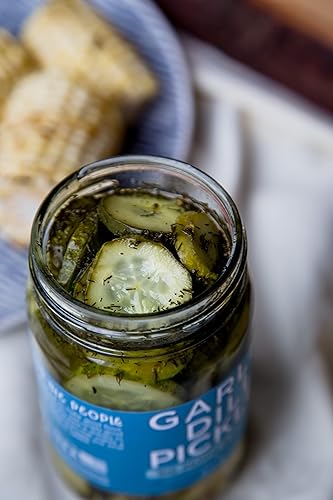 Miniatura 7 de The People's Provisions - Just The Pickles - Eneldo de ajo, ajo picante, pan y mantequilla y encurtidos dulces y picantes en un paquete de regalo (4