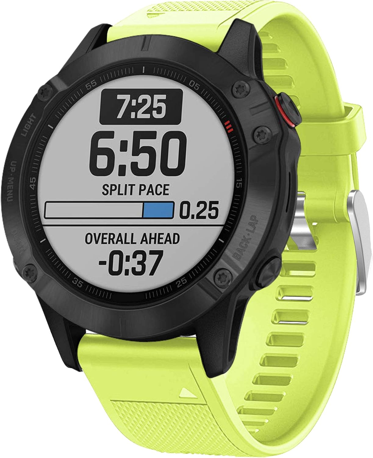 Senter Quick Release Soft Rubber Replacement Band for Garmin Fenix 7/Fenix 7 Solar/Fenix 6 GPS Smart Watch