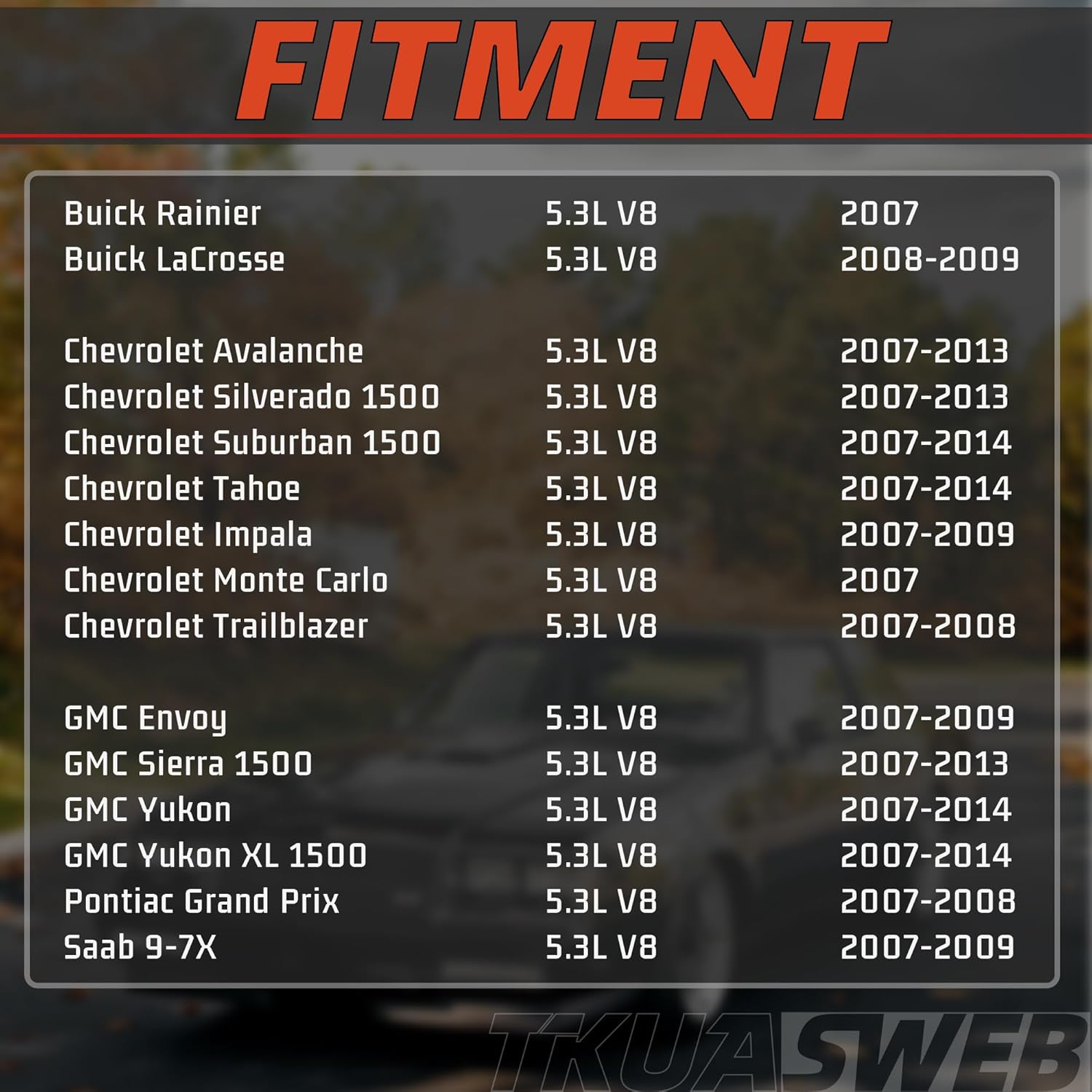 5.3 NON AFM DOD Disable Camshaft Lifter Kit & Head Gasket Set Oil Pump Fit For Chevy Avalanche Silverado Suburban Tahoe GMC Sierra Envoy Yukon Buick Rainier Saab 5.3L V8 2007-2013 12625437 12499225