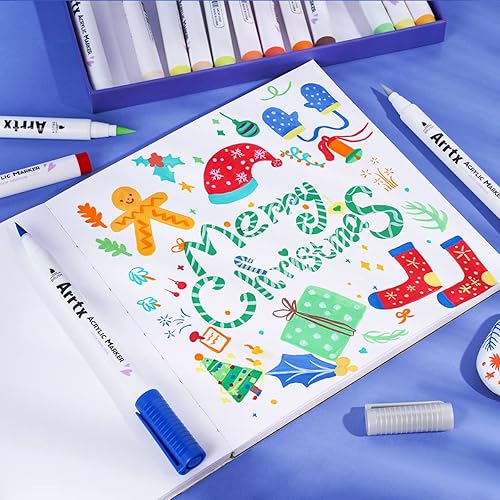 Miniatura 8 de Paquete de pintura de acuarela MeiLiang, 36 colores vivos con Arrtx 30 colores acrílicos para pintura rupestre, perfecto para estudiantes, niños,