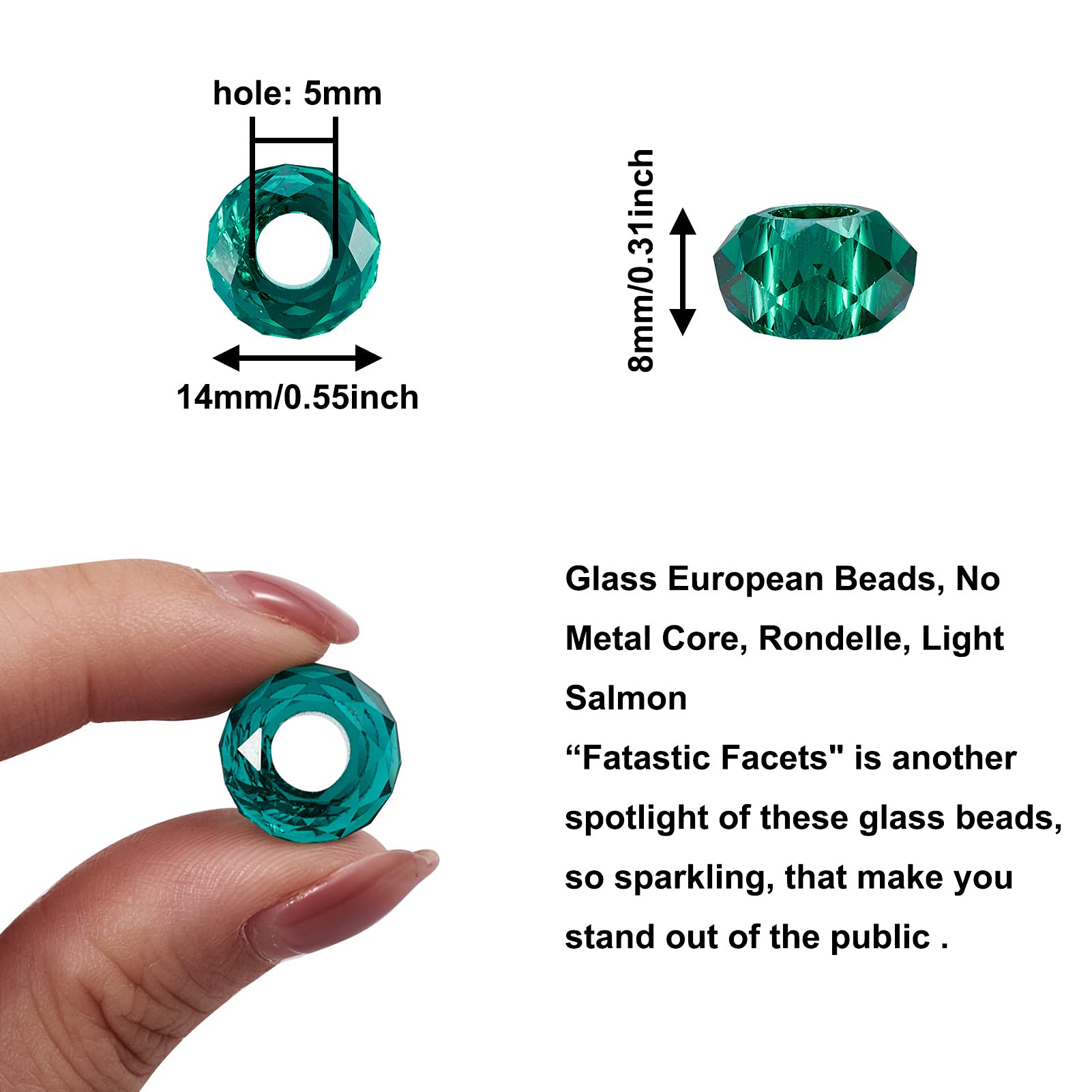 100 Perline A Stella In Vetro Sfumato Oro - Per Gioielli Fai Da Te, Orecchini, Collane, Bracciali - Foro 1mm