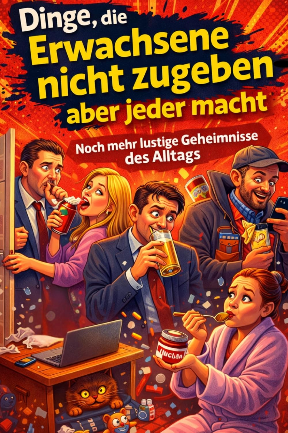 Geschenk für Erwachsene - Dinge, die Erwachsene nicht zugeben, aber jeder macht: Ein lustiges Buch über Alltag, Gewohnheiten, Humor und Gedanken