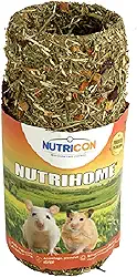 Nutricon: Nutrihome Tubo P | Toca Ecológica para Roedores de Estimação | Aconchego, Estímulo Mental e Auxílio no Desgaste de Dentes e Unhas
