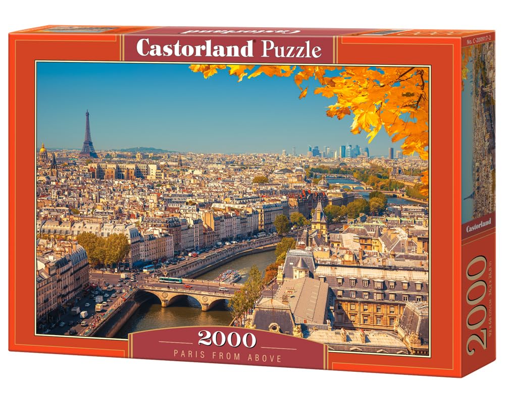 Amazon.com: CASTORLAND 2000 Piece Jigsaw Puzzles, Paris from Above