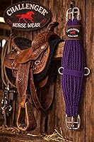 Vista 4 de CHALLENGER 22" Western 27 Strand Double Weave Purple Mohair Roper Cinch 97RT07PP-22