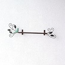 Towel Hanger, Stylish, Iron, Towel Bar, Towel Rack, Toilet, Kitchen, Washroom, Antique Retro Iron Towel Hanger, Bluebird