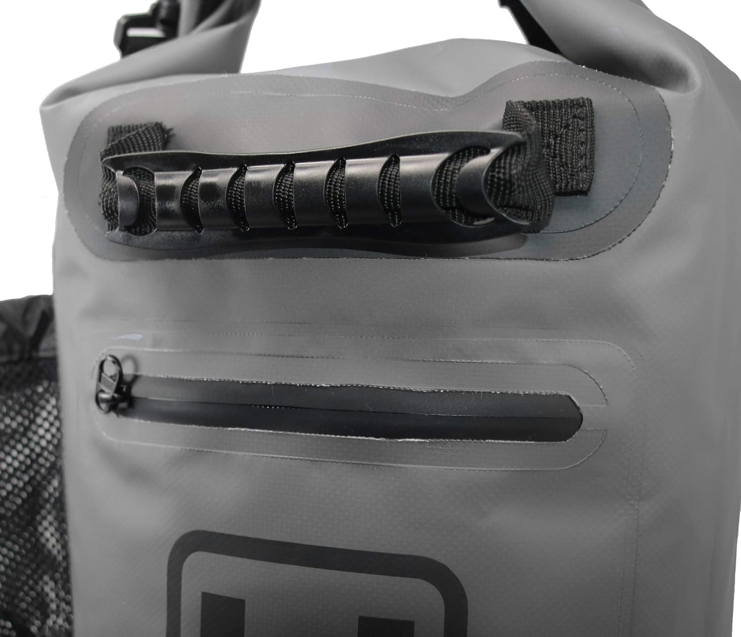 Ultra Waterproof Dry Bag with Easy Access Front Zippered Pocket, Side Pocket, Padded Shoulder Straps, and Grab Handle for All Water Sports, Includes IPX8 Waterproof Cellphone Case