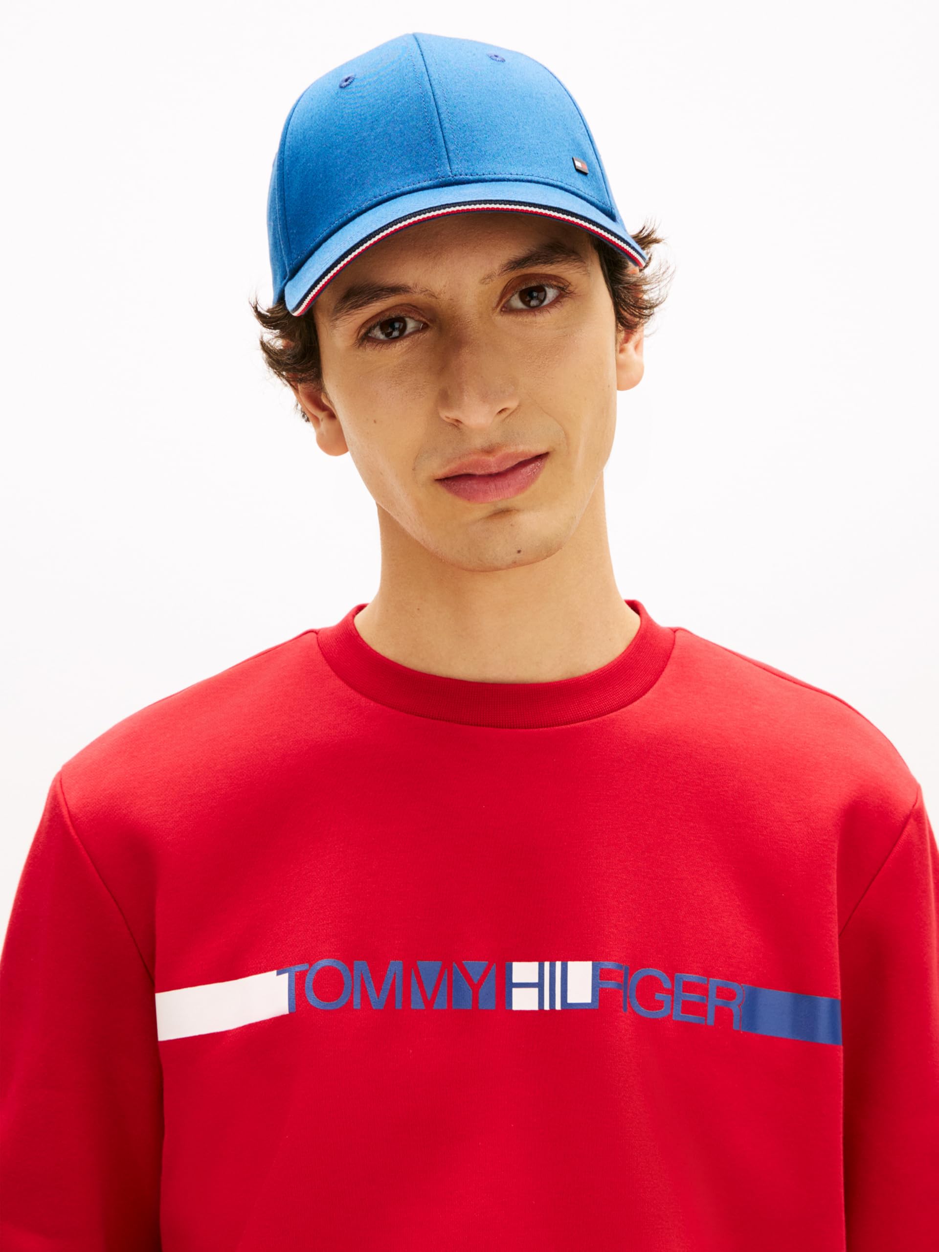 Tommy Hilfiger Adaptive - TH Corporate Cotton 6 Panel cap Am0am12035, Cappello Uomo