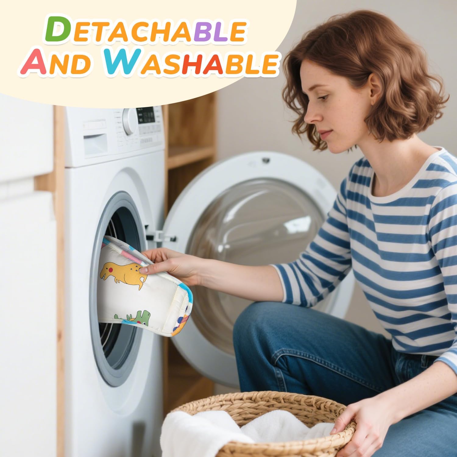 FEISIKE Toddler Swing Cushion Baby Swing Outdoor Seat Insert Pad Compatible with Heavy Duty High Back Full Bucket Toddler Swing Seat for Toddlers Age 1-3, Detachable and Washable(Swing Not Included)