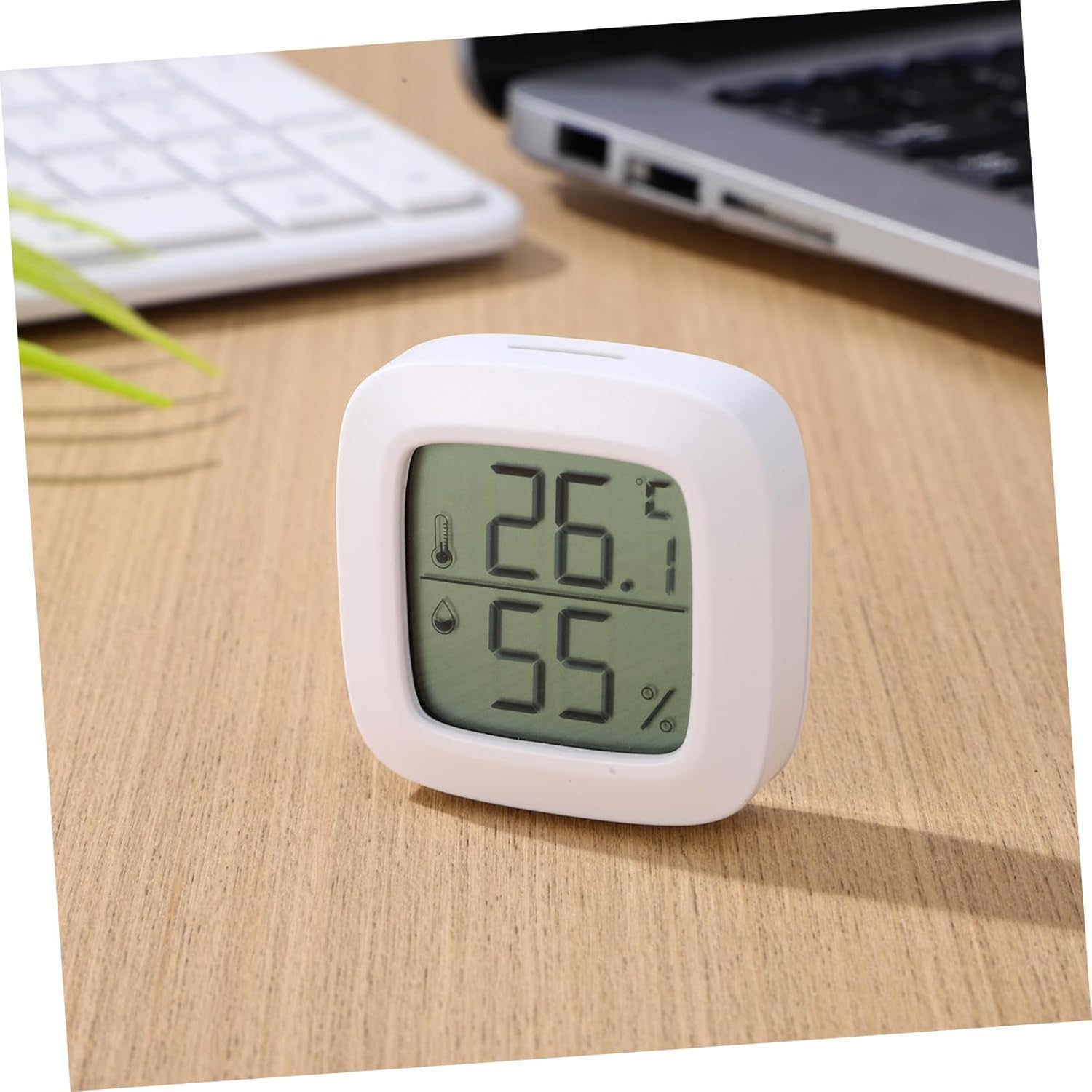 BESPORTBLE 12pcs Mini Digital Hygrometer and Thermometer Accurate Indoor Temperature and Humidity for Home and Car Use Lightweight and Portable High Precision Sensor for Real Monitoring