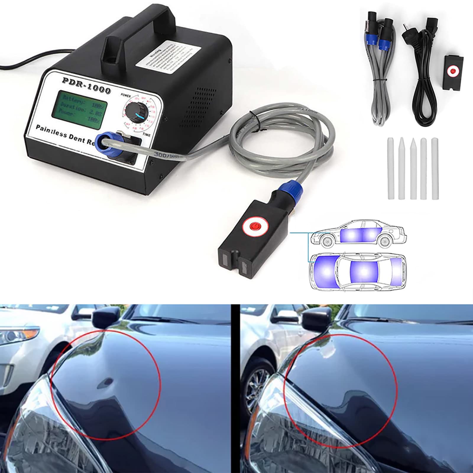 Grattoir De Réparation Peinture Auto Professionnel - Acier Carbone - Pour éliminer Coulures Et Imperfections