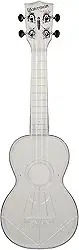 Kala Brand Music Co. Ukulele The Waterman, 4 cordas, direita, transparente, soprano (KA-SWT)