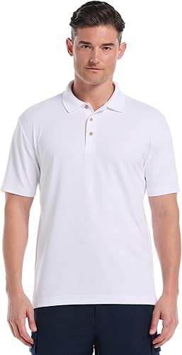 Cubavera playera polo con textura, de alto rendimiento para hombre, tecnología que absorbe la humedad, ajuste regular